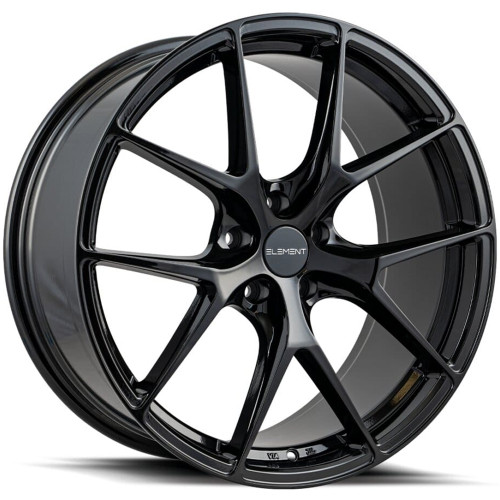 Element EL44 20x10.5 Gloss Black Wheel Element EL44 5x115  27 EL44201055115+27BLACK