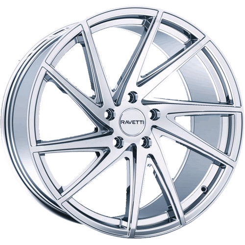 Ravetti M10 20x8.5 Chrome Wheel Ravetti M10 5x4.5 38 RAV-M10-2865C