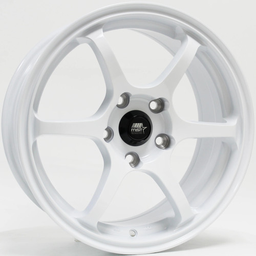 MST MT40 16x7 Gloss White Wheel MST MT40 5x4.5  38 40-6765-38-WHT