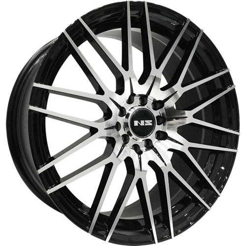 NS NS1509 18x8 Machined Black Wheel NS NS1509 5x100 5x4.5 40 NS1509188026+40BMF