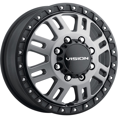 Vision Manx 2 17x6.5 Gray Black Wheel Vision Manx 2 408 8x6.5 121 408-7681SGBLF