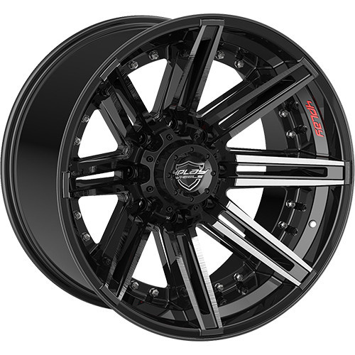 4Play 4P08 20x10 Black Wheel 4Play 4P08 8x170 -24 4P08-20100-8170-24BBT