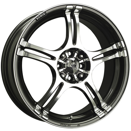 Konig Incident 15x6.5 Gunmetal Konig Incident Wheel 4x100 & 4x108 +40 Offset 1N65D08406 1N65D08406