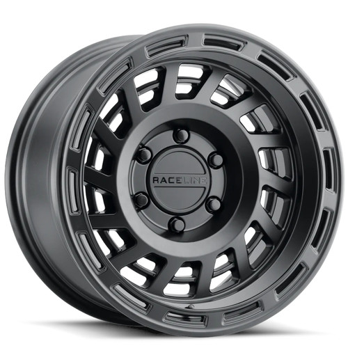 Raceline Halo 18x9 Satin Black Wheel Raceline Halo 957B 6x5.5  18 957B-89060+18