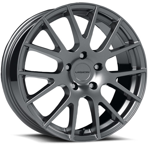 Vision Hellion 15x6.5 Gunmetal Wheel Vision Hellion 4x100 38 18-5649GM38