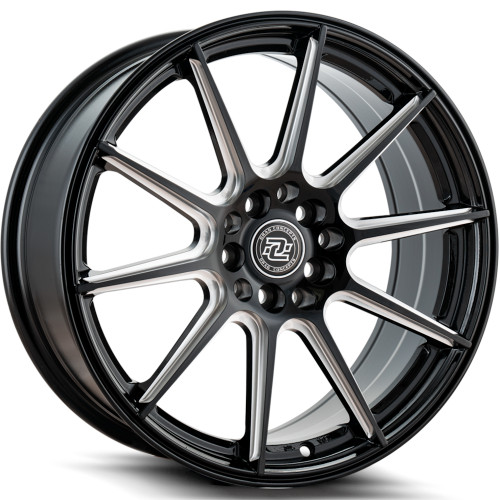 Drag Concepts R39 17x7.5 Black Milled Wheel Drag Concepts R39 5x100 5x4.5 38 DC391770010-38GBML