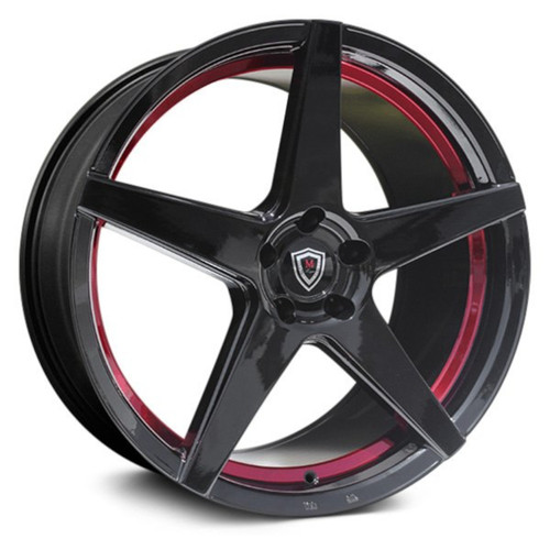Marquee Luxury M1001 20x9 Black Red Wheel Marquee Luxury M1001 5x120  33 1001209512033BGNR