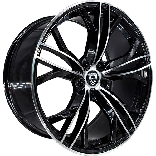 Capri Luxury C5189 20x8.5 Black Milled Wheel Capri Luxury C5189 5x112  25 51892085511225BP