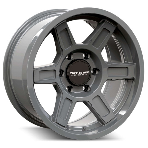 Tuff Stuff Ascent 17x8.5 Gray Wheel Tuff Stuff Ascent 6x5.5 �0 TS01-7883AG