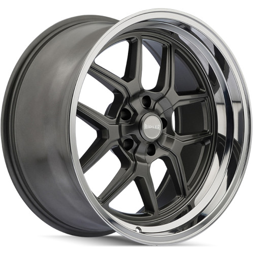 Ridler Style 610 17x8 Gray Wheel Ridler Style 610 610 5x4.75  0 610-7861G