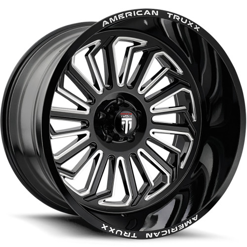 American Truxx Butcher 20x12 Black Milled Wheel American Truxx Butcher AT1916 6x5.5  -51 AT1916-2283M