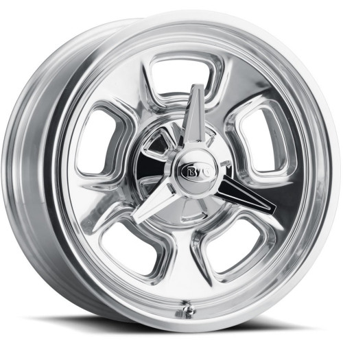 BG Rod Works High Boy 15x8 Polished Wheel BG Rod Works High Boy 5x4.5 5x5 0 BOY 580-5027-00 P