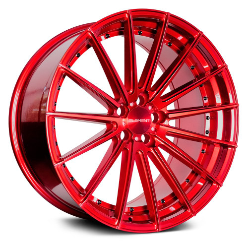 Element EL15 22x9 Red Wheel Element EL15 5x120  30 EL152295120+30BRUSHEDRED