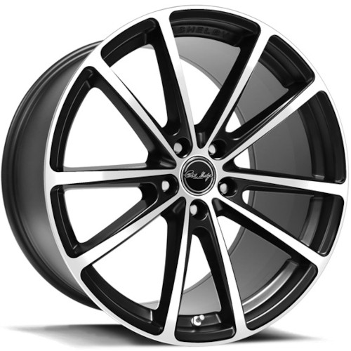 Carroll Shelby CS10 20x9.5 Black Machined Wheel Carroll Shelby CS10 5x4.5  37 CS10-295530-BM