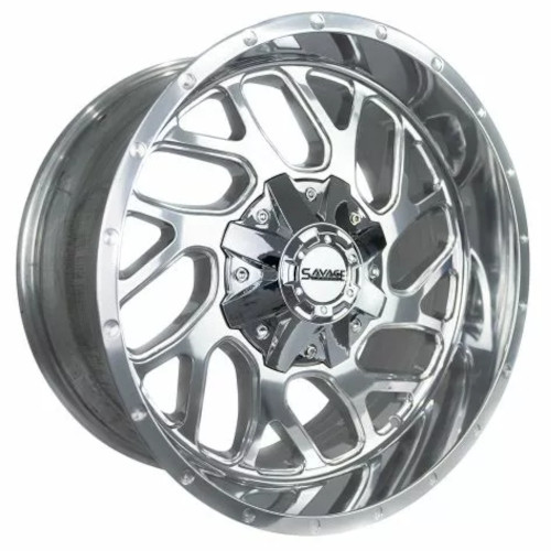 Savage Offroad SA01 20x10 Polished Wheel Savage Offroad SA01 6x135 6x5.5 -12 1-21-61-P