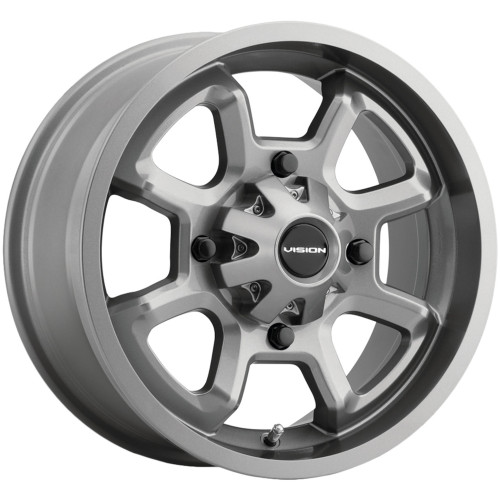 Vision Bomb 12x7 Gray Wheel Vision Bomb 415 4x110  2.5 415-127110GM4