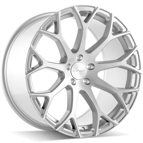 Element EL99 22x10.5 Silver Wheel Element EL99 5x115  20 EL99221055115+20BR/SILVER