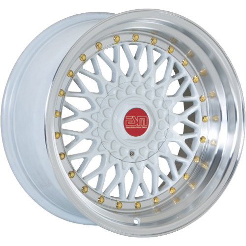 ESM ESM-002R 18x8 White Wheel ESM ESM-002R 5x100 5x112 32 ESM002RWH18X85X1005X112ET32CB666