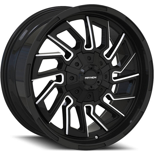 Mayhem Flywheel 20x10 Black Milled Wheel Mayhem Flywheel 8111 6x135 6x5.5 -19 8111-2137BM