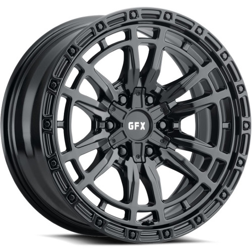 G-FX TR-24 18x9 Matte Black Wheel G-FX TR-24 6x5.5  0 T24 890-6139-00 MB