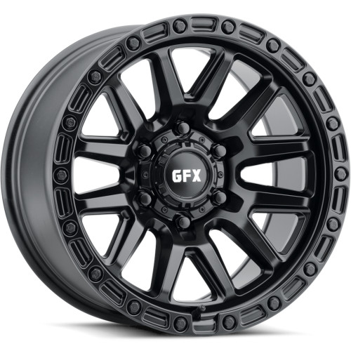 G-FX TR-26 17x9 Matte Black Wheel G-FX TR-26 6x135  12 T26 790-6135-12 MB