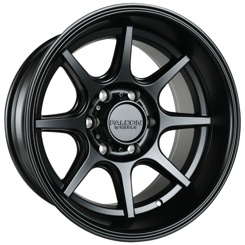 Falcon Off-Road T8 17x9 Matte Black Wheel Falcon Off-Road T8 Seeker 6x5.5  -12 T8-7983-12-MBK