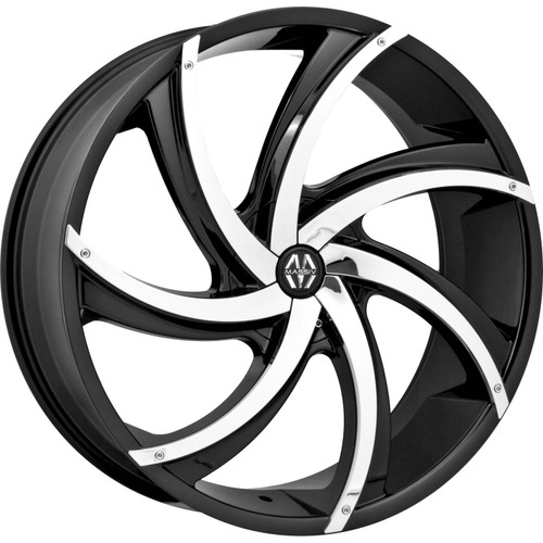 Massiv 920 22x8.5 Black Wheel Massiv 920 5x112 5x4.5 38 MAS920-22845BC