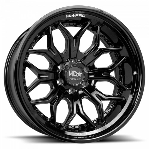 HD-PRO LHD PRO 5 22x11 Gloss Black Wheel HD-PRO LHD PRO 5 5x5  -33 LHDPRO522115127-33D-A