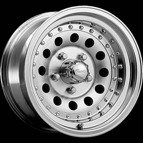 Pacer Aluminum 14x6 Machined Pacer Aluminum Wheel 5x4.5 (5x114.3) +6 Offset 162M-4665 162M-4665