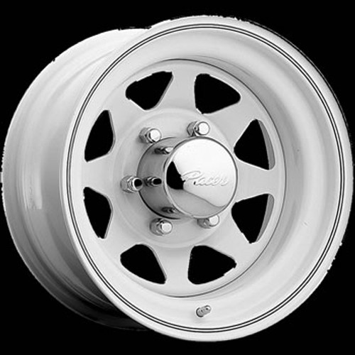 Pacer White Spoke 13x4.5 White Wheel Pacer White Spoke 310W 5x4.5 -3 310W-3512-1