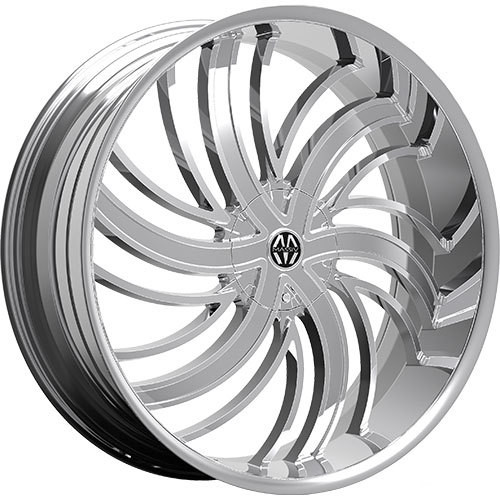 Massiv 924 24x9 Chrome Wheel Massiv 924 Tsunami 5x115 5x120 15 MAS924-24914C