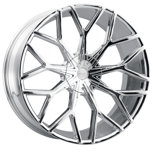 Privelux PL9 20x8.5 Chrome Wheel Privelux PL9 5x4.5 5x120 40 PL9-2085L35JC