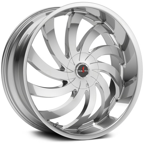 Ignite Flame 22x9.5 Chrome Wheel Ignite Flame 5x115 5x120 15 G0429551615C