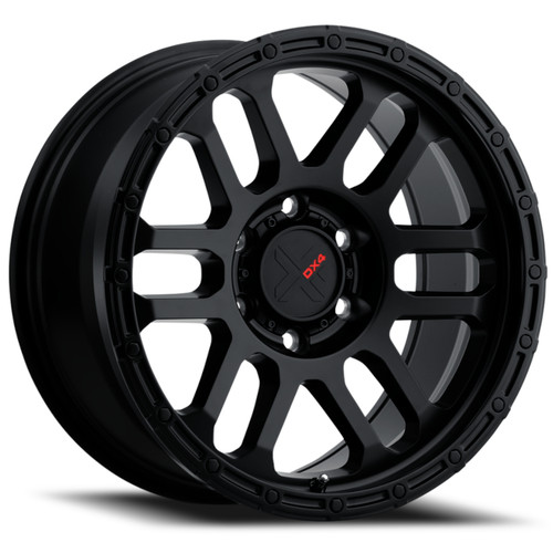 DX4 Flare 16x8 Matte Black Wheel DX4 Flare 6x120  0 X236836067BF1