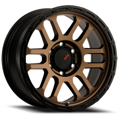 DX4 Flare 17x8.5 Black Bronze Wheel DX4 Flare 6x5.5  0 X23785030106FBBK