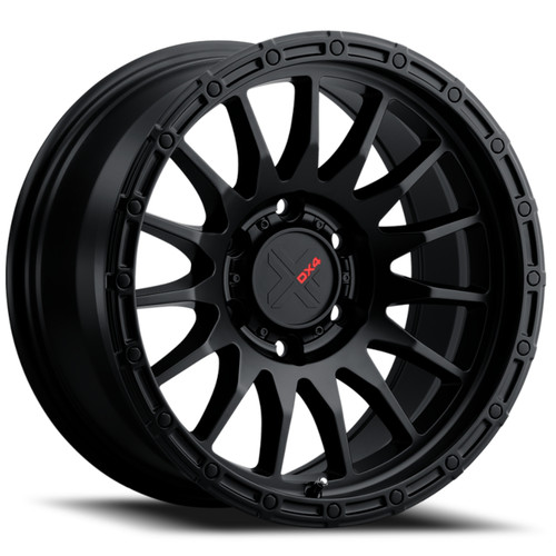 DX4 Caper 16x8 Matte Black Wheel DX4 Caper 6x120  0 X246836067BF1