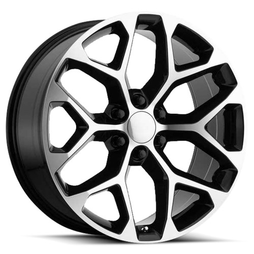 Revenge OE Proline RS-12 28x10 Black Machined Wheel Revenge OE Proline RS-12 6x5.5  31 RS12-2810655+31BM