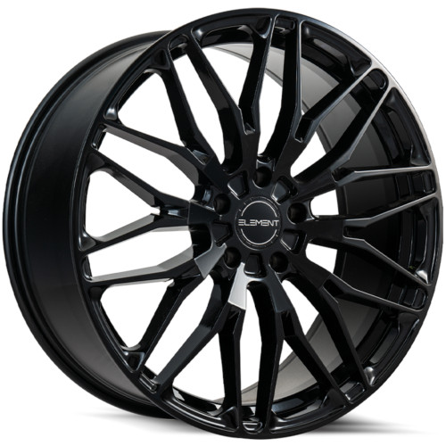 Element EL32 22x10.5 Gloss Black Wheel Element EL32 5x4.5  40 EL32221055114+40GLOSSBLACK