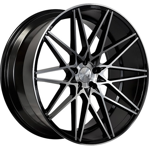 1AV ZX4 22x10.5 Black Machined Wheel 1AV ZX4 5x112  38 10522BNK38ZX4BP-5x112