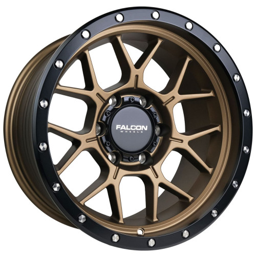 Falcon Off-Road TX 17x9 Bronze Black Wheel Falcon Off-Road TX Titan 6x5.5  -12 TX-7983-12-MBR