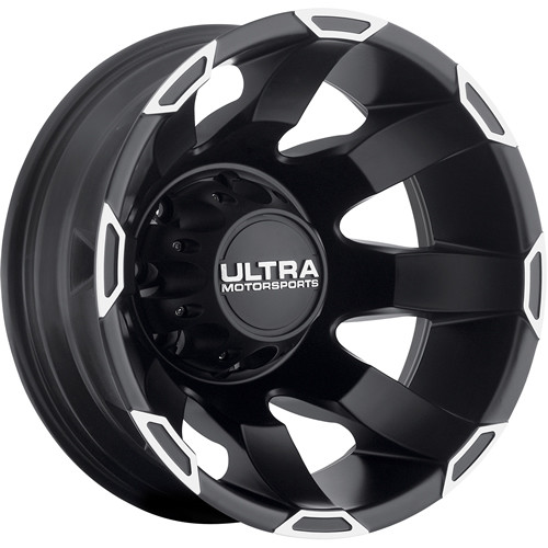 Ultra Phantom Dually 17x6.5 Black Ultra Phantom Dually Rim 8x6.5 (8x165.1) -140 Offset 025-7681RSB 025-7681RSB
