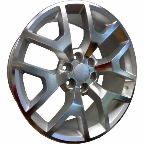 OE Performance 169 20x9 Silver Wheel OE Performance 169 2014 GMC 6x5.5 27 169S-295827