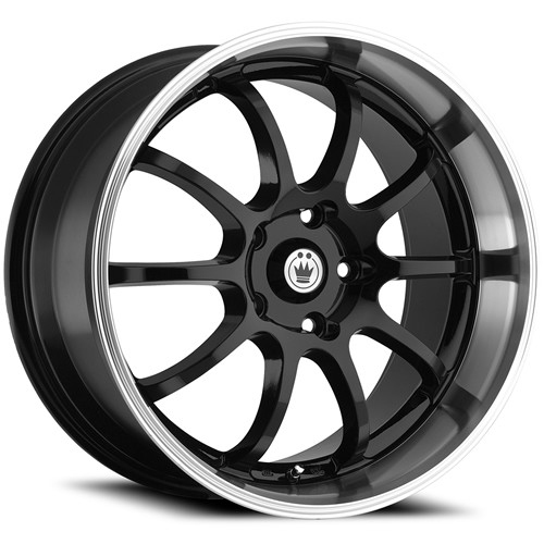 Konig Lightning 16x7 Black Konig Lightning Wheel 4x100 & 4x114.3 +40 Offset LI67D04405 LI67D04405