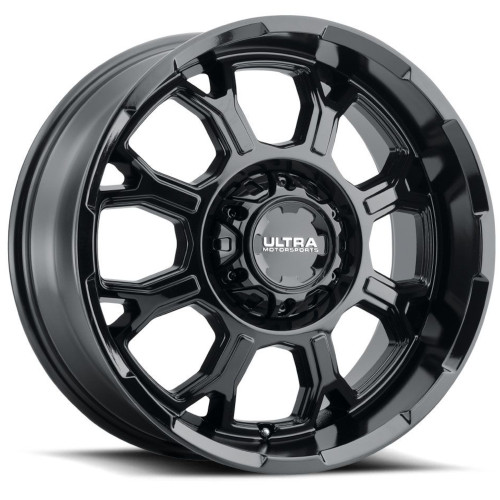 Ultra Commander 18x9 Gloss Black Wheel Ultra Commander 124 5x5 5x5.5 12 124-8905BK+12