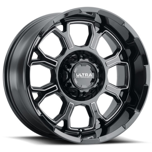 Ultra Commander 20x9 Black Milled Wheel Ultra Commander 124 6x135 6x5.5 18 124-2935BM+18