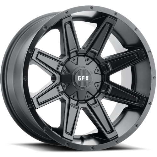 G-FX TR23 18x9 Matte Black Wheel G-FX TR23 6x135 6x5.5 12 T23 890-6009-12 MB
