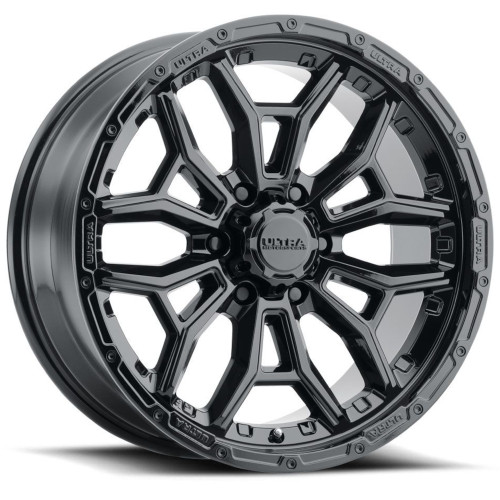 Ultra Warmonger 6 20x10 Gloss Black Wheel Ultra Warmonger 6 126 6x5.5  -25 126-2183BK25