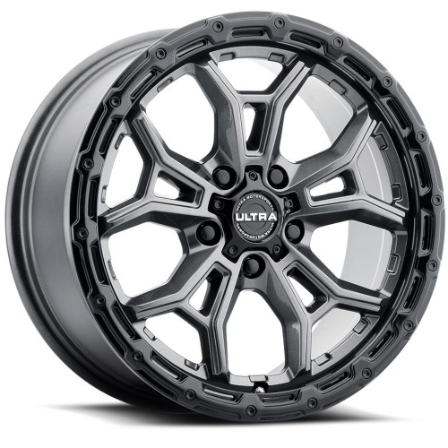 Ultra Warmonger CUV 17x8 Grey Black Wheel Ultra Warmonger CUV 125 5x120  35 125-7812GN+35