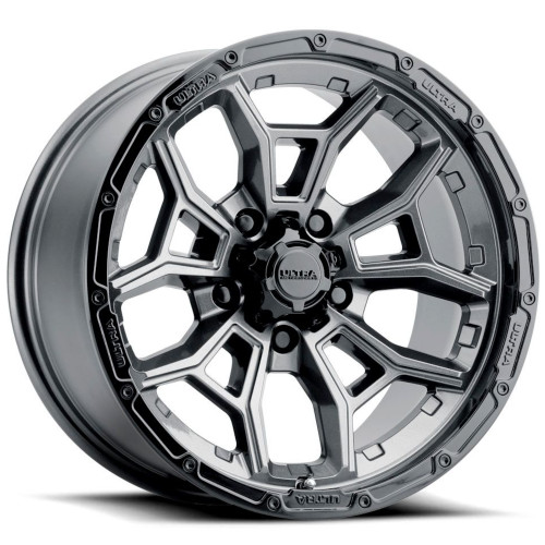 Ultra Warmonger 5 17x9 Grey Black Wheel Ultra Warmonger 5 125 5x5  -12 125-7973GN12