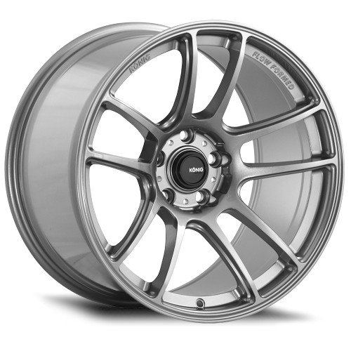 Konig Heliogram 16x8 Titanium Wheel Konig Heliogram 4x100  38 HL8610038T